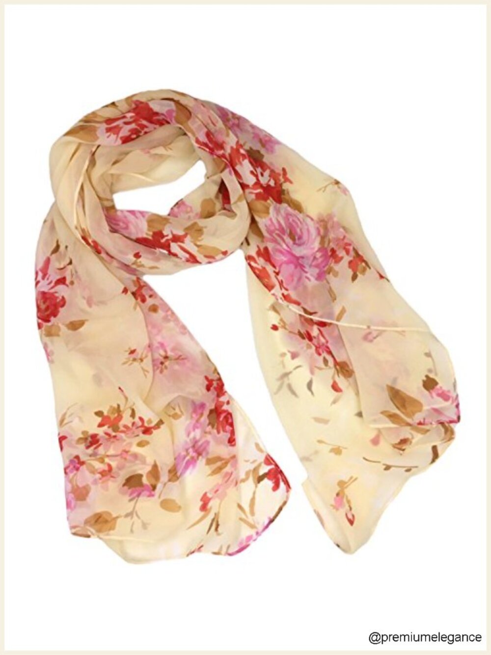 Silky Soft Chiffon Fashion Scarf Wrap